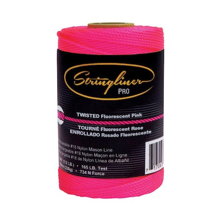 Stringliner Stringliner 0.5 oz Mason's Line and Reel 540 ft. Pink Twisted 35409